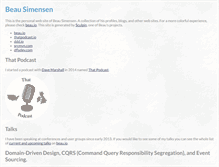Tablet Screenshot of beausimensen.com